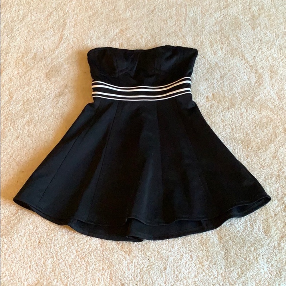 Strapless dress!
